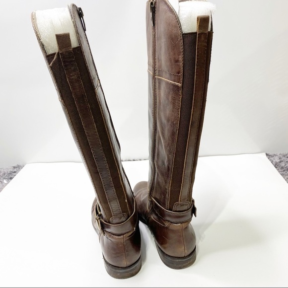 Marc Fisher Aysha Leather Tall Riding Boots - Picture 8 of 11
